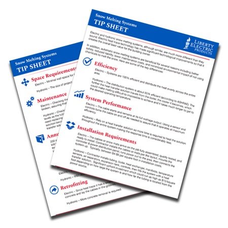 Now is a great time to plan for spring installations of snow melting systems. Let us help you with this handy tip sheet. Differences Between Electric and Hydronic Snow Melting Systems hubs.ly/H0gLdnZ0