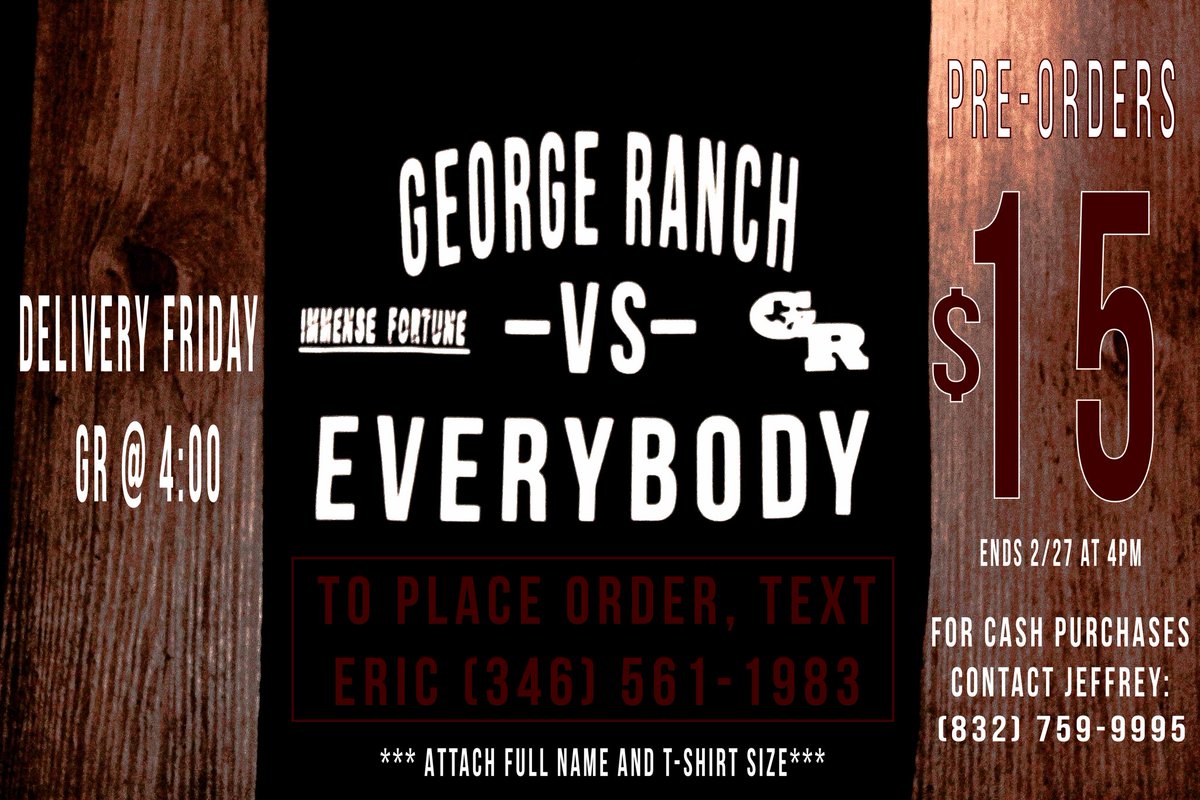 the713lifestyle's tweet photo. BIG GAME TOMORROW @ THE BERRY CENTER!! EVERYONE COME BLACKED OUT 🏀🏀 #GRvsEVERYBODY T-SHIRTS AVAILABLE FOR PRE-ORDER! DM or Text your order. @GRHS_BBall @GRHSABC @GRHSStudentNews @GRHSStaff https://t.co/dHgJrCD3lx