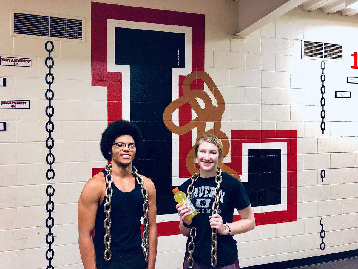 2nd period Advanced Weight Training FEBRUARY LIFTERS OF THE MONTH earned by Samuel Mfinanga &amp; <a href="/parkerrjohnsonn/">parker johnson</a> both of these LOTM compete on the Powerlifting &amp; Track teams while Parker also plays for the <a href="/LHS_LinksVball/">LHS Links Volleyball</a> team! ⛓💪🏻 #ElitePower