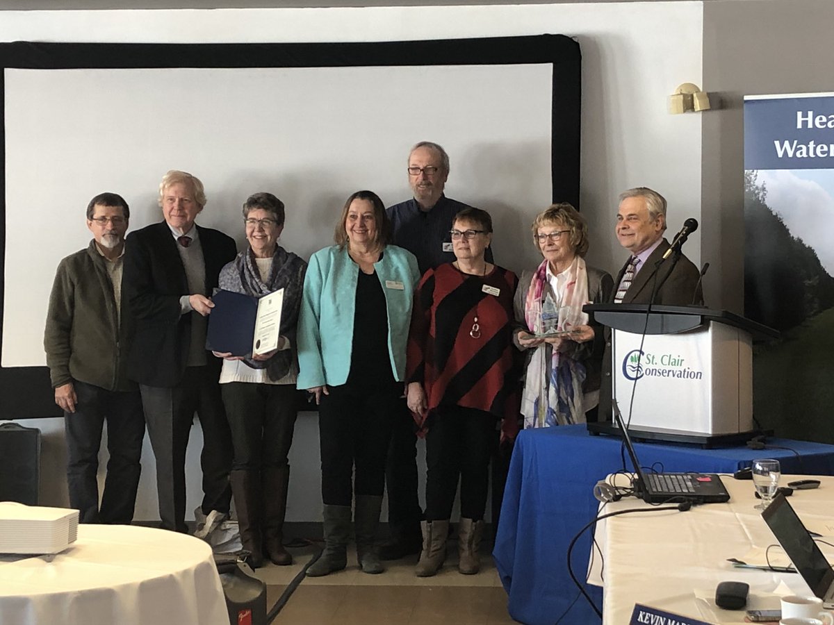 LambtonWarden's tweet image. Congratulations to @LSPCG on receiving the @SCRCA_water Conservation Award 2019 .. @LambtonShores and @CountyofLambton extending a Thank You for the great work you do!