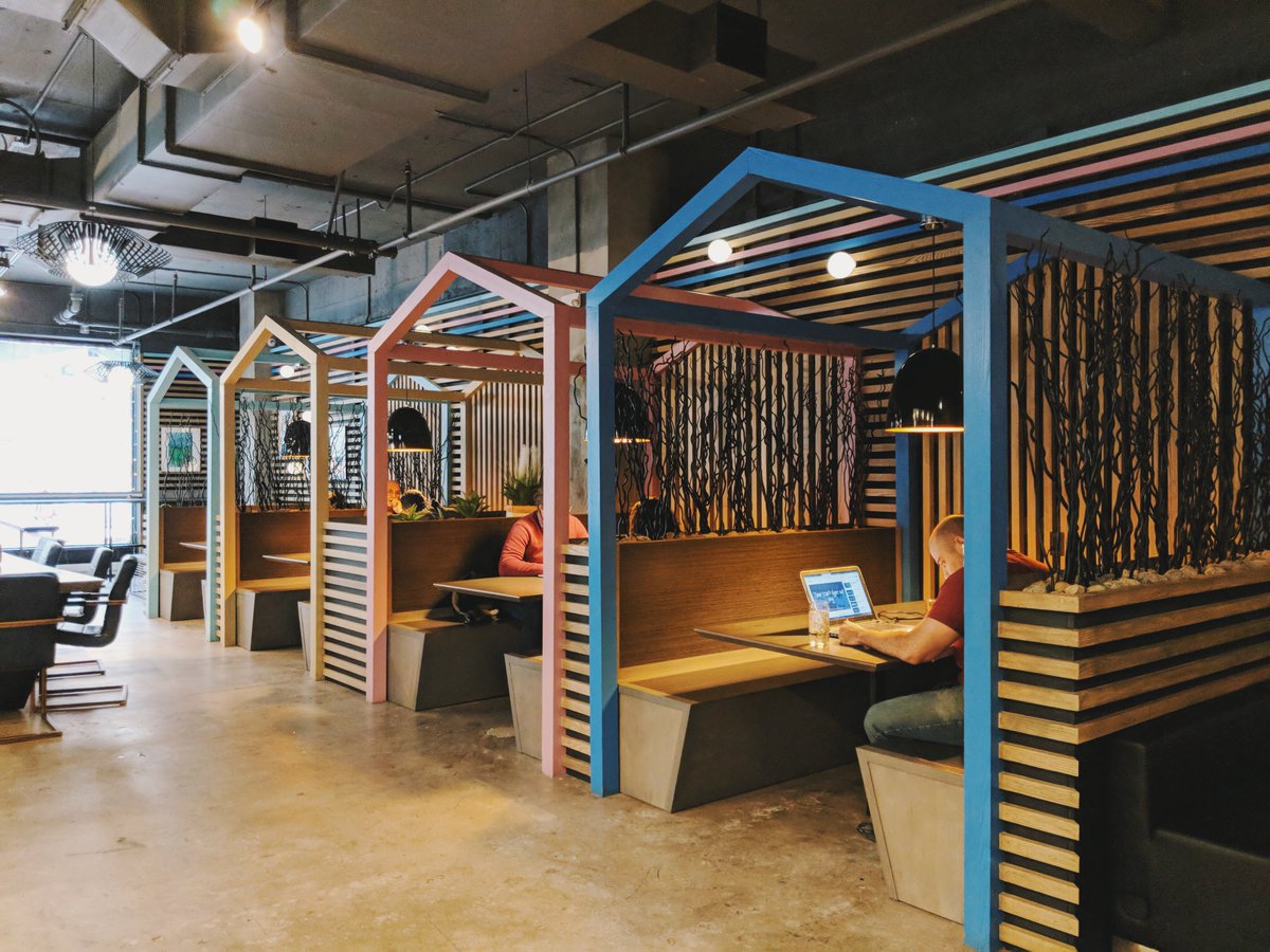 Our booths tend to be the crowd favorite when it comes to getting work done.