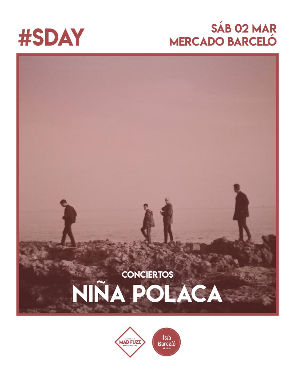 madfuzzmusic's tweet photo. El sábado llega un nuevo #SDAY con los conciertos de #NiñaPolaca , #IndiosyBanqueros y la exposición de carteles de @listeningroom_m ✨⠀⠀⠀⠀
¡A las 17:00 en @marketbarcelo @barceloisla GRATIS! https://t.co/1kaKf3lwWd