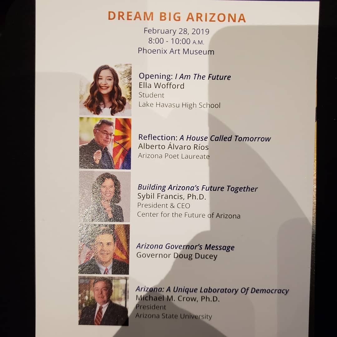 Enjoying the great work of the Center for the Future of Arizona! Thank you, @AdamGoodman for the invitation. #arizonafuture @azhcc