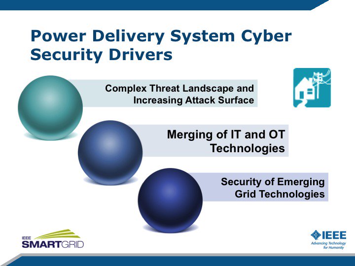 ieeesmartgrid's tweet photo. What's behind the big #cybersecurity push in #power delivery systems, generation, and #nuclear? @EPRINews' Galen Rasche has highlighted the top drivers in each. #SmartGridCybersecurity #smartgrid https://t.co/uhOxL5REQ7