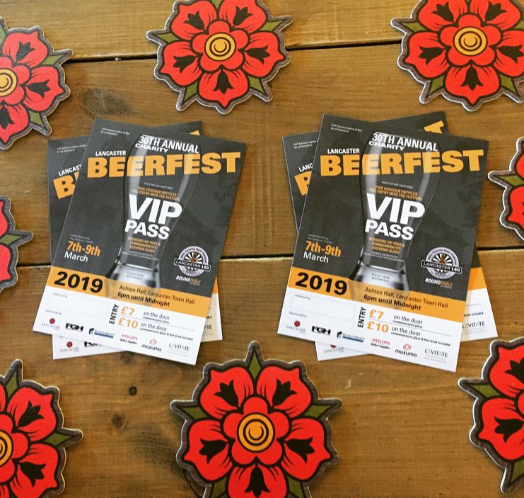 lancasterale's tweet photo. We’re giving away two pairs of VIP passes to @LancBeerfest, 7th - 9th March. To have a chance of winning, like and retweet this post, leave a comment tagging who you’d share your VIP pass with and use #LancasterBeerFestival! We’ll announce the winners on 6th March. Good luck!🥳 https://t.co/kKi2lM5KhN