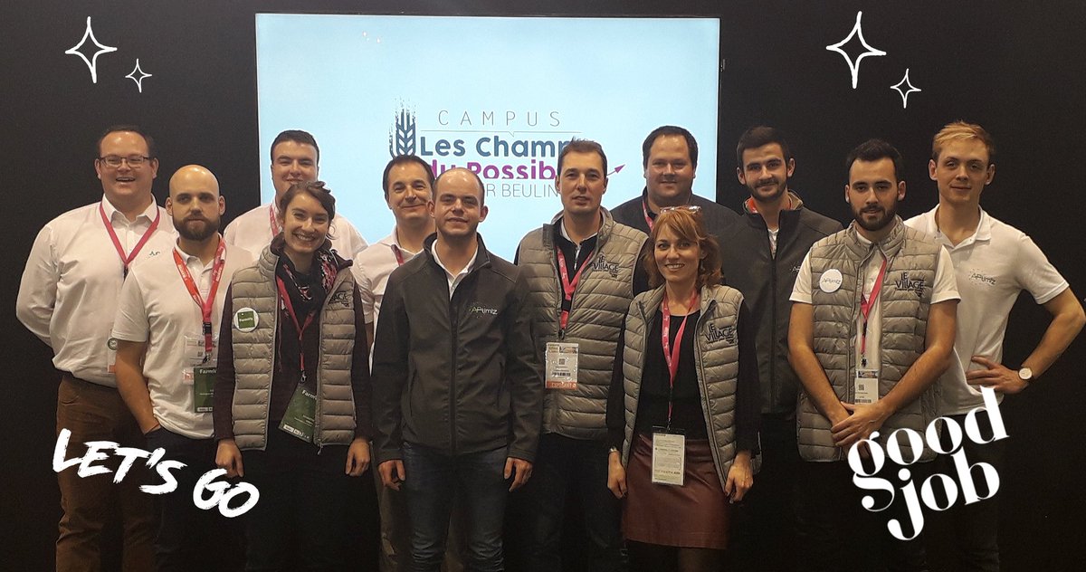 5 jours de folie à bosser non stop BRAVO 👏🎊💪🎉🥇 <a href="/aptimiz/">Aptimiz</a> <a href="/Agrisolution1/">Agrisolution</a> <a href="/agricommunityFR/">AgriCommunity</a> 
<a href="/FarmViz/">FARMVIZ SAS</a> <a href="/SamsysFr/">SAMSYS</a> <a href="/tiptappro/">tiptappro</a>
Photos de famille finales avec une pensée pour tous ceux présents à d'autres moments 🤩