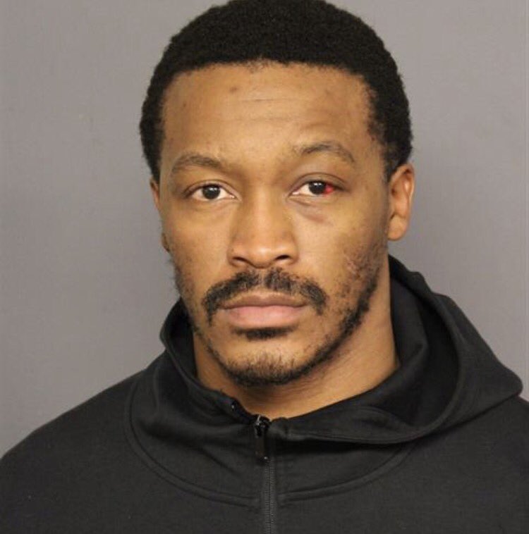 Denver Police release mugshot of former #Broncos WR Demaryius Thomas who is being held for investigation of Vehicular Assault, Driving Without Proof of Insurance, and Reckless Driving for a crash that occurred Feb. 16 in downtown Denver. #Denver7