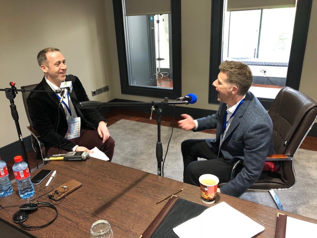Is Dermot a Project Manager at heart? Great to talk with Dermot at the national conference of project management. Full interview in upcoming Ireland chapter podcast where all will be revealed. #FromIdeaToReality #ProjectManagement #PMI thanks for the time @DermotBannon 👍