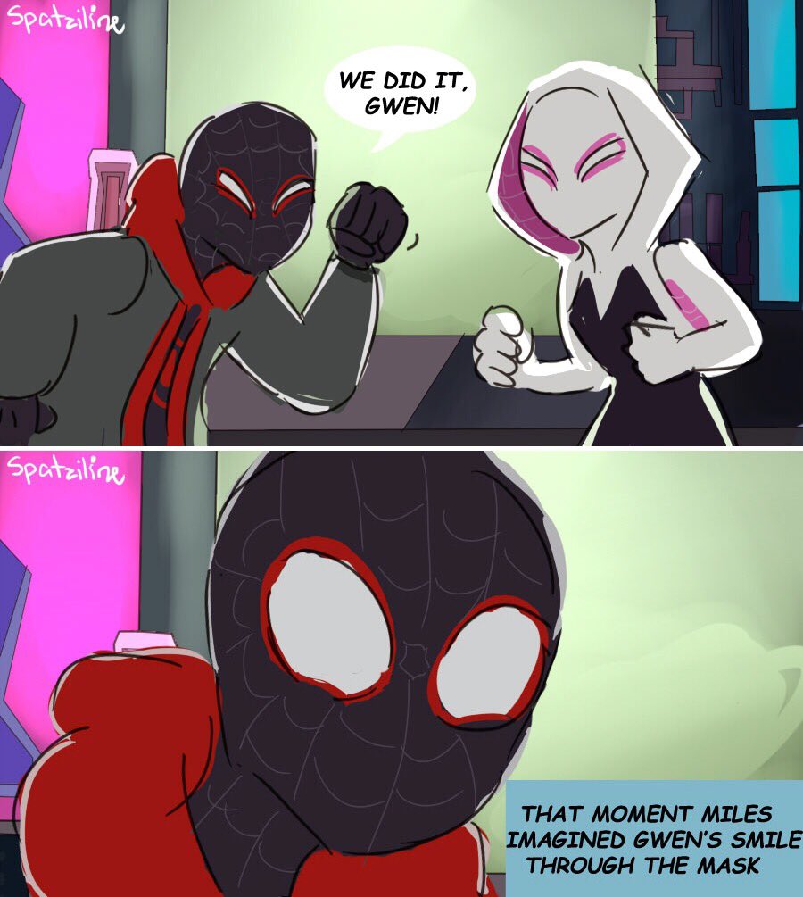 Mulan reference and Gwen's deception lol #SpiderManIntoTheSpiderVerse 