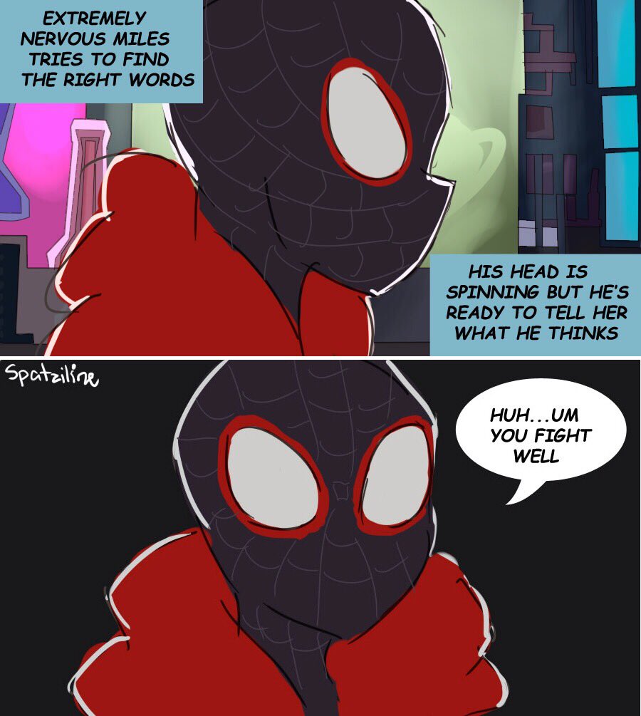 Mulan reference and Gwen's deception lol #SpiderManIntoTheSpiderVerse 