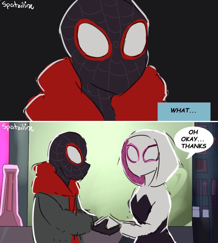 Mulan reference and Gwen's deception lol #SpiderManIntoTheSpiderVerse 