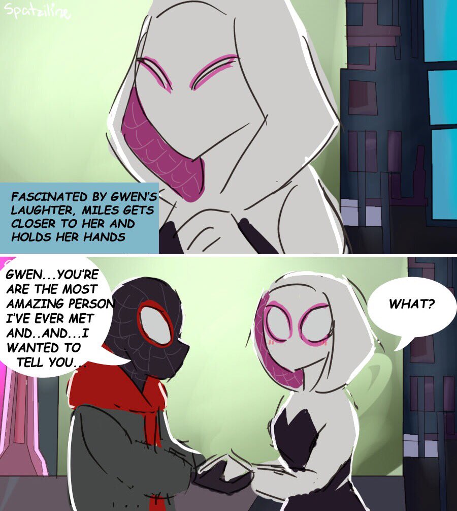 Mulan reference and Gwen's deception lol #SpiderManIntoTheSpiderVerse 