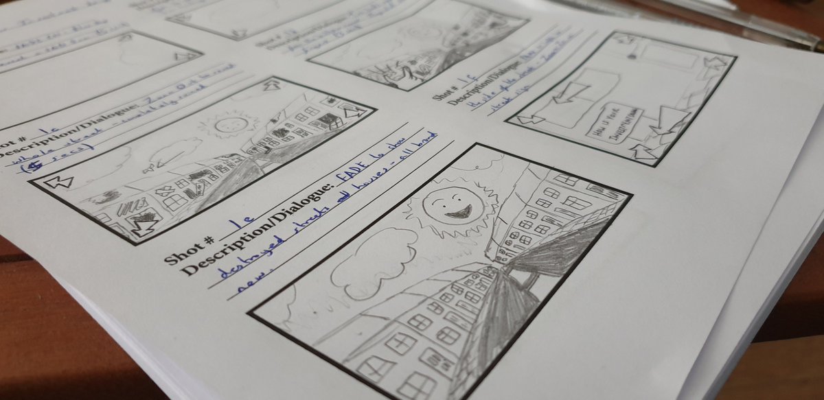 Page28_Studios's tweet photo. A day of drawing storyboards, animation testing and background concepts for the Page28 Studios team today. Getting a lot of things together for what we know is going to be an exciting project! :) #art #storytelling #film #animation #animationart #photoshop https://t.co/MnznfAYdcf