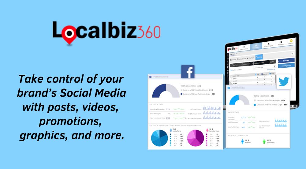 LocalBiz360's tweet image. Take control of your brand’s Social Media with posts, videos, promotions, graphics, and more. localbiz360.com #marketing #business #digitalmarketing #agencies #localbusiness #brand #franchise