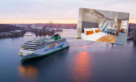 Independent_ie's tweet photo. First Look: Inside the W.B. Yeats, Irish Ferries' €150m cruise ferry https://t.co/0jszpCH0fz https://t.co/LErzXq7pWL