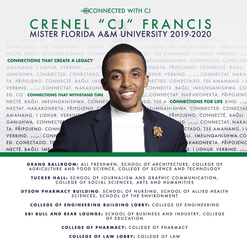 Calacayyy's tweet photo. The TIME to get connected is NOW ! π
TODAY VOTE Crenel βCJβ Francis as your next Mr. Florida A&M University π€΄π½! βWe are all connected πΏβ #ConnectedWithCJ #CJ4M #MrFAMU #VoteforCJ #FAMU22 #FAMU21 #FAMU20 #FAMU19 #FAMULaw @CJ4MRFAMU https://t.co/9AG3g6tAuu
