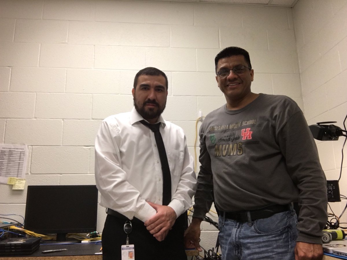 Happy Tech Appreciation Day Mr. Briones! #DLDay #WeareHCISD  #HCISDedtech