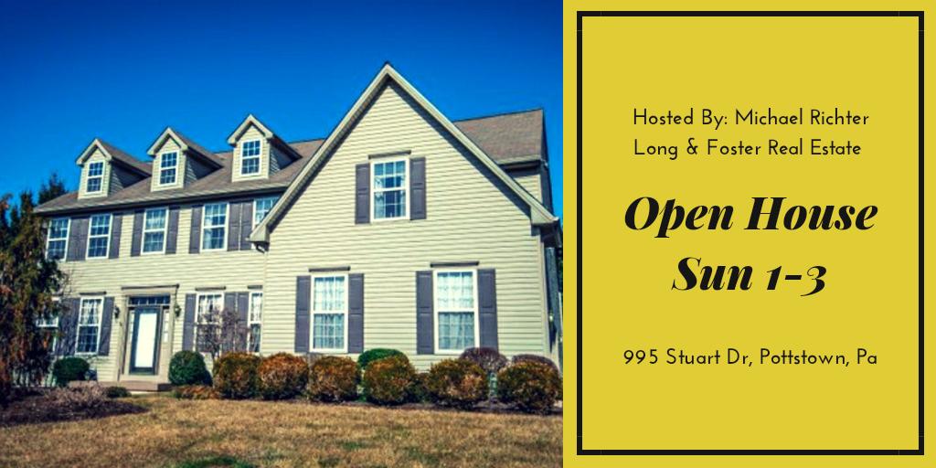 OurRealtorMike's tweet image. OPEN HOUSE: 995 Stuart Dr, Pottstown, Pa Sunday 3/3 from 1-3pm. #realtor #OPENHOUSE #MONTCO #HOME #luxuryproperty longandfoster.com/MichaelRichter…