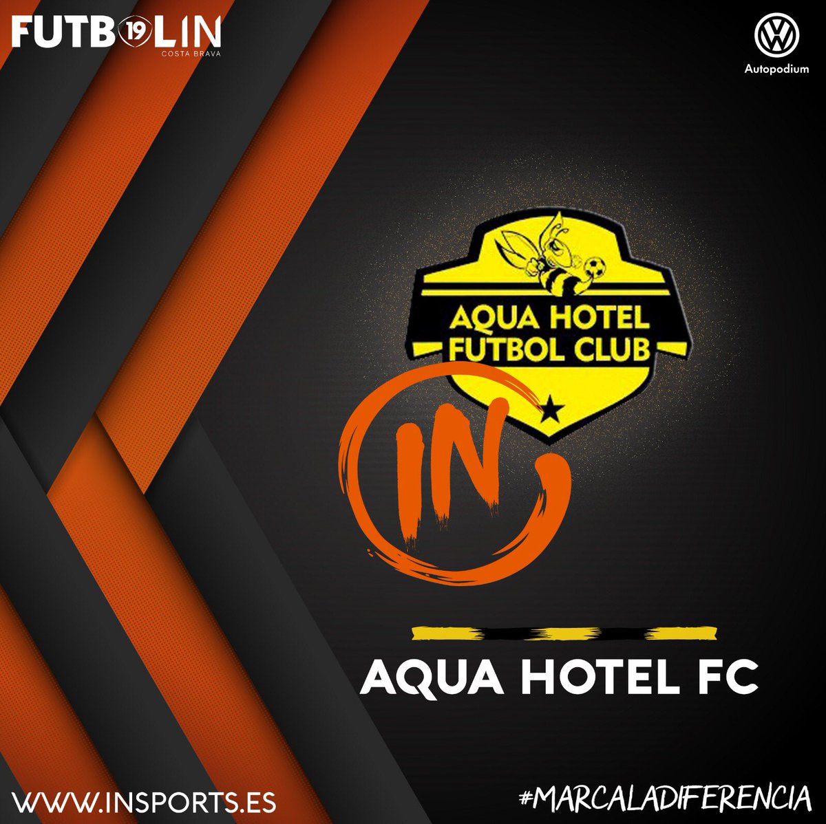 futbolinsports's tweet photo. 🆕 ¡Bienvenidos Aquahotel FC!
🐝¡Abejitas IN!#CaminemJunts 
👀Como ser tan grande en tan poco tiempo... Gran club que se une al torneo 🚀🚀🚀

#FutbolIN #EstamosIN #MarcaLaDiferencia https://t.co/E4SaVFbVCm