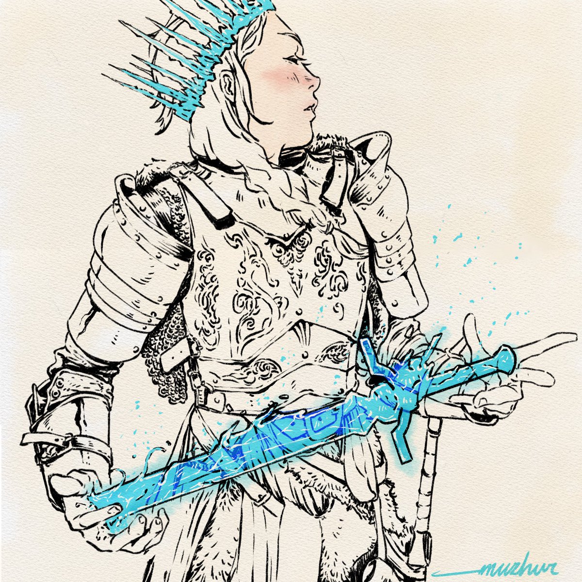 Gods save the Ice Queen #ArtistOnTwitter #Frozen2