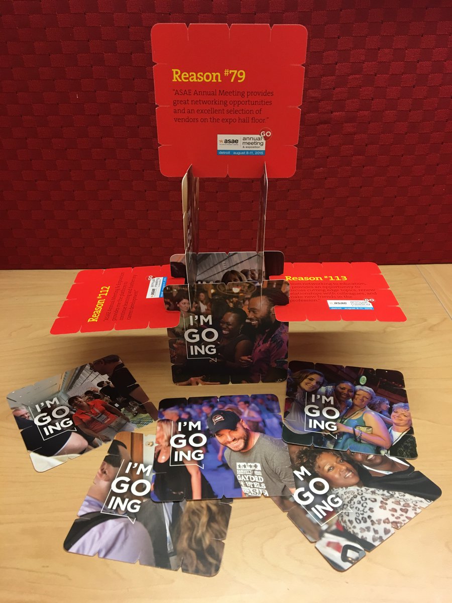 ASAEannual's tweet photo. #TBT: Remember this fun mailer from #ASAE15??? We still break it out every once and while to jump start the creative process π https://t.co/tP70l6AgbU