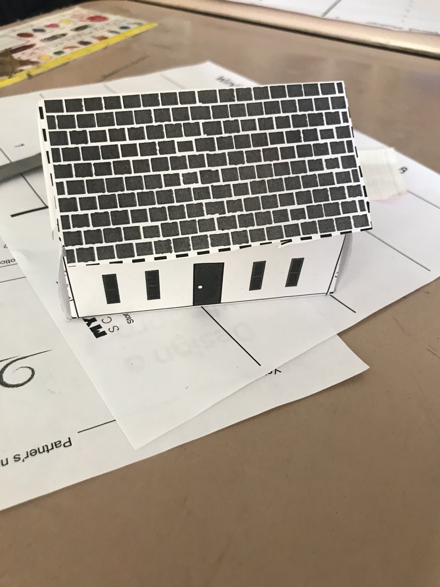 MarulliRules's tweet photo. Designing a windproof house today for a stem activity in science https://t.co/pPzRwK6py0