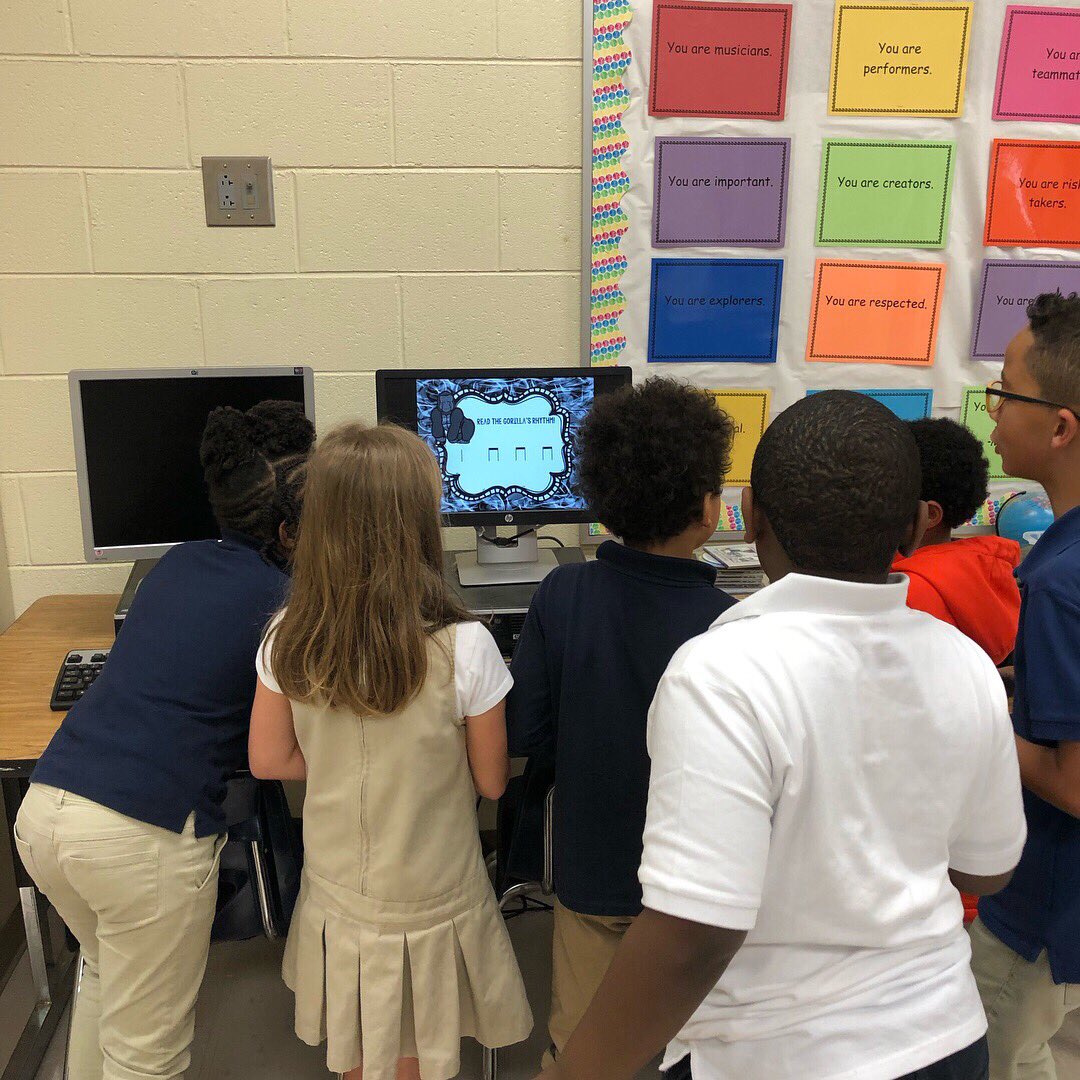 WaddellMusic's tweet photo. 2nd grade rhythm centers https://t.co/RxTN716DDA