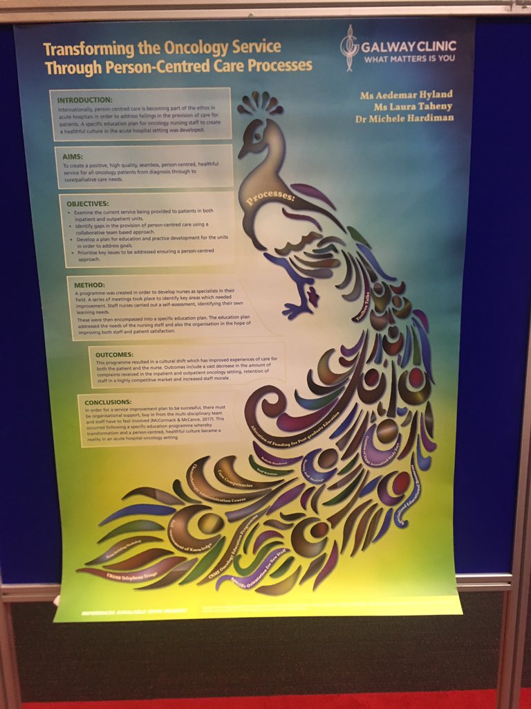 Nurselauratahe1's tweet photo. Am delighted to have been able to represent nursing @GalwayClinic today presenting our work alongside my nursing colleagues Marguerite Duggan, Aedemar Hyland and @mhtiaquin #RCSINMC https://t.co/OWMNRziX1n