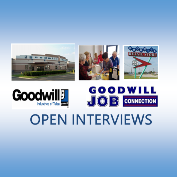 goodwilltulsa's tweet image. Interviews for several positions continue until 1 p.m. today at #GoodwillJobConnection, our midtown location (1665 S. Yale Ave.) #openinterviews