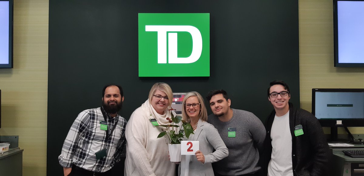 Celebrating 2 years with TDbank ! Congrats Morgan, happy you are part of the team!@barbwantub_TD <a href="/TD_MSnow/">Michelle</a>