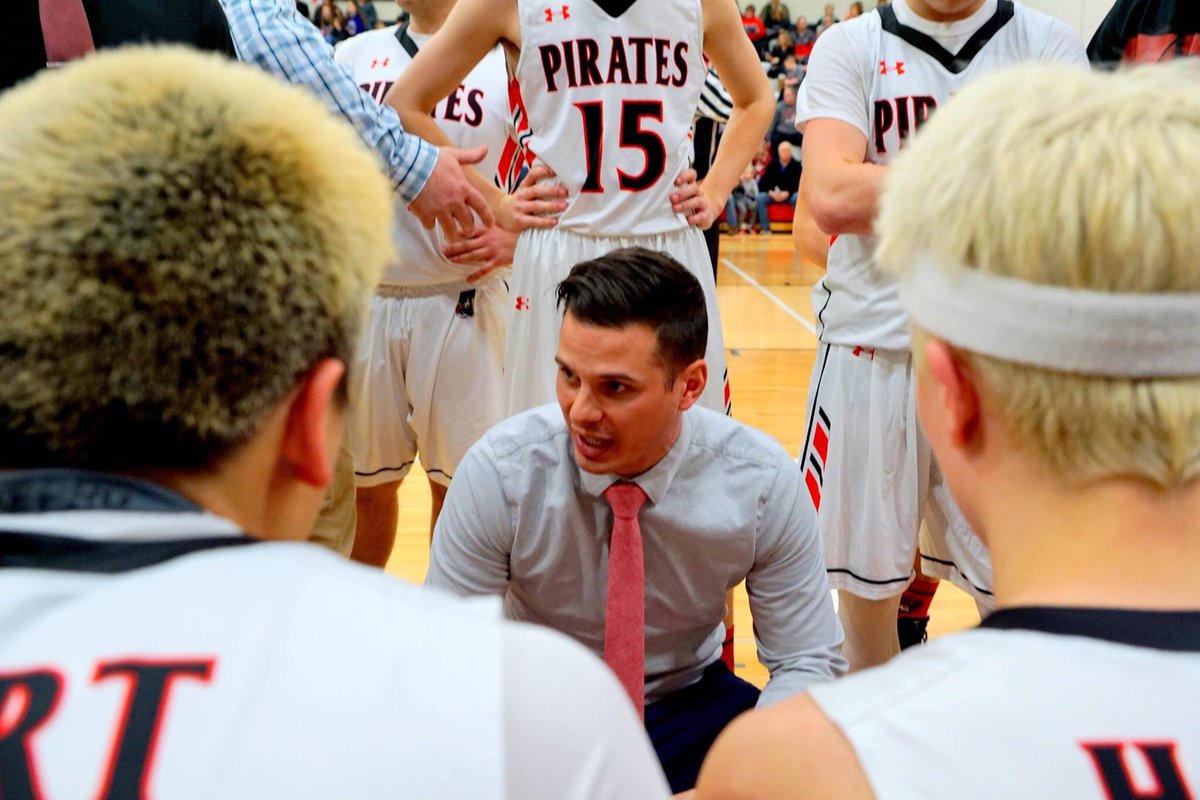 HartPiratePosse's tweet photo. Come support the boys play their last game on the home court. Game starts at 7. Tomorrow’s theme is blackout. Let’s get the crowd bumping for this championship game! #25years #pirateposse https://t.co/KspYYwSXc4