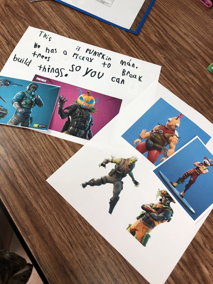 melsfredericks's tweet photo. When you get this kind of writing along with great conversation, you get more Fortnite pictures! #readingrecovery #roaming https://t.co/KpAgvboLQK