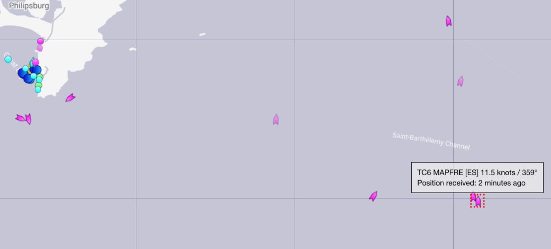 sailingpoland1's tweet photo. The race lasts. We’re sailing next to the AmberSail2. #HeinekenRegatta, #serioussailing #seriousfun #StMaartenHeinkenRegatta #Ambersail2 https://t.co/amVRlBmqEa