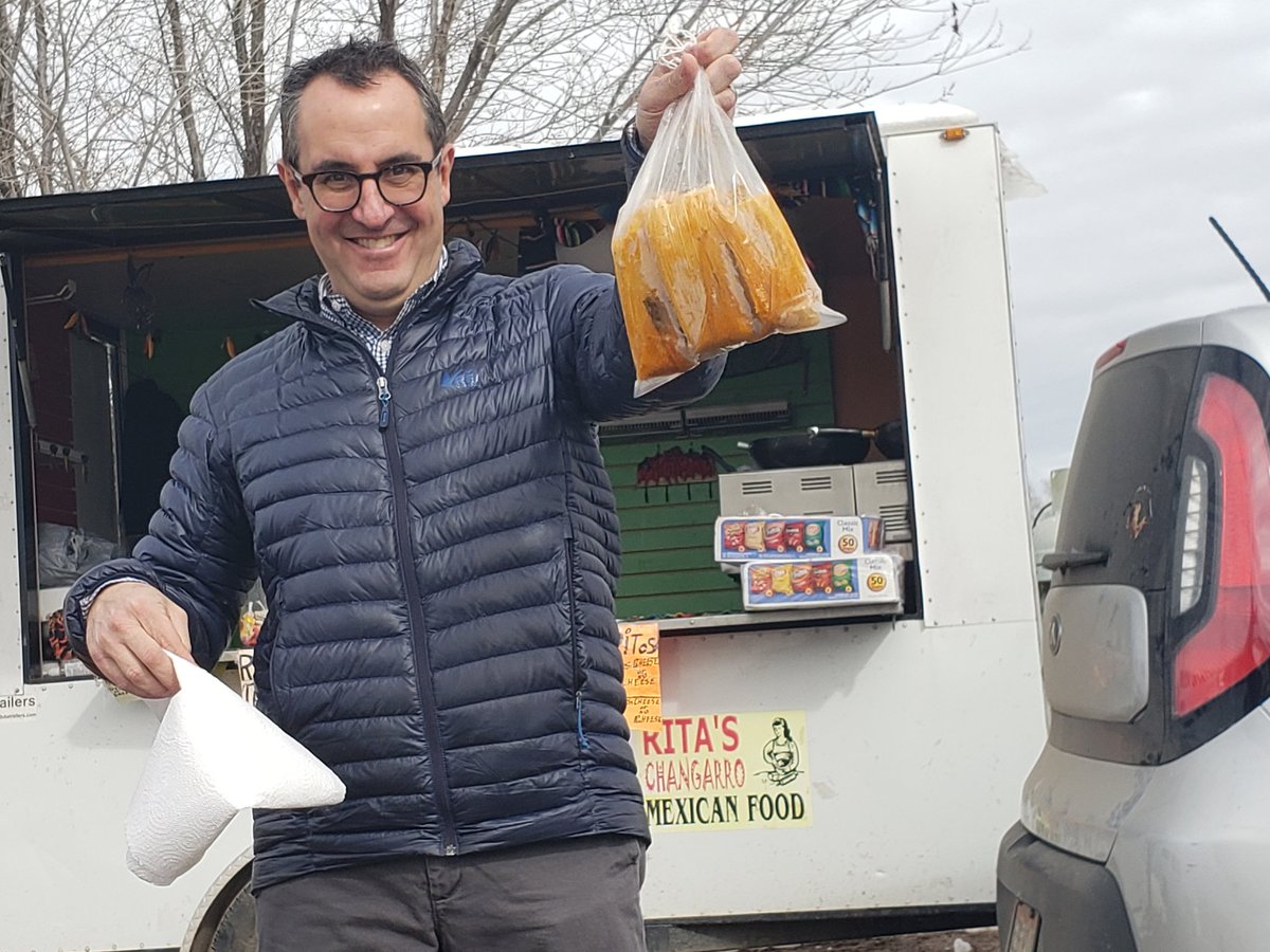 CwdcLisa's tweet photo. In Durango for a PWR Symposium and first stop is for homemade tamales from Rita! #cte #coPWRed @the_cwdc @codepted https://t.co/AfB64wqDGb
