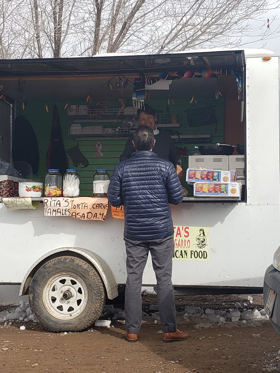 CwdcLisa's tweet photo. In Durango for a PWR Symposium and first stop is for homemade tamales from Rita! #cte #coPWRed @the_cwdc @codepted https://t.co/AfB64wqDGb