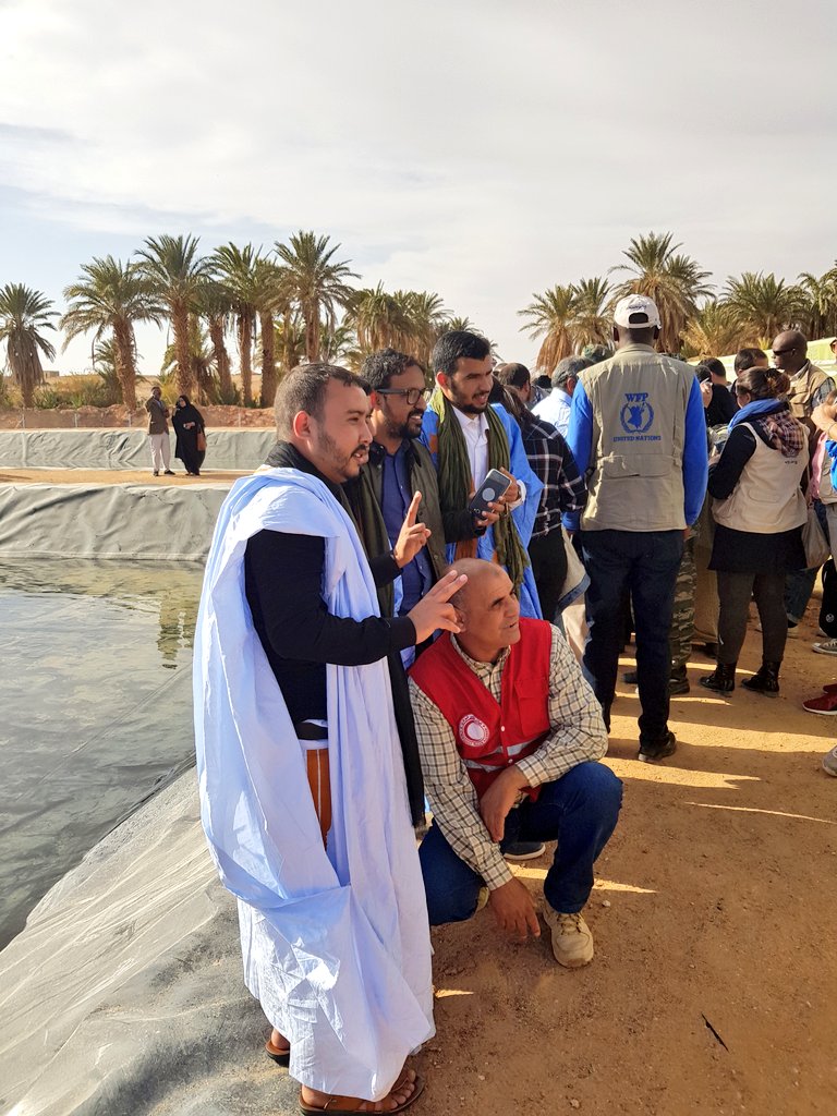 ChangeAgentSA's tweet image. Great to attend an exciting project launched by Saharawi Government and World Food Programme. Look forward to see what this yields and lessons learnt six months from now and over the next few yrs. #FishFarming in the middle of the desert. #FoodSecurity #SaharawiRefugeeCamps @WFP