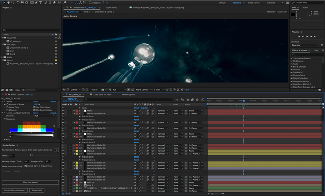 SchoolOfMotion's tweet image. Here is a really interesting tool. RenderGarden is a hyper-threaded render that maximizes CPU usage to render multiple frames at once. This process cuts down the overall render time. Give it a look. #aftereffects #ae #aeplugins #plugins #rendering ow.ly/3Qpy30nQvRM