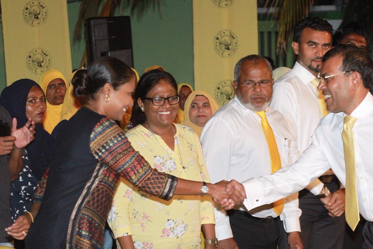 MDPSecretariat's tweet photo. #Agenda19 Campaign Jalsa B.Thulhaadhoo gai dhanee

#Agenda19 
#Majlis19Thilafathah https://t.co/shkLE4xchc