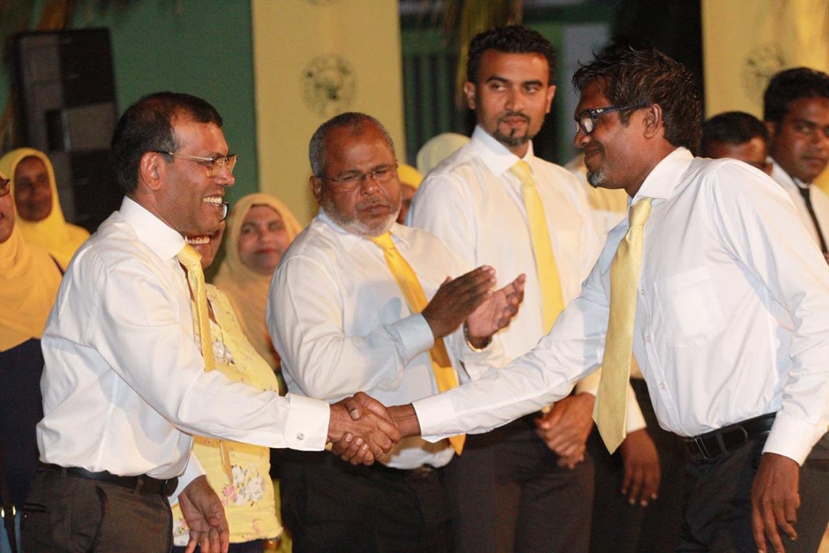 MDPSecretariat's tweet photo. #Agenda19 Campaign Jalsa B.Thulhaadhoo gai dhanee

#Agenda19 
#Majlis19Thilafathah https://t.co/shkLE4xchc