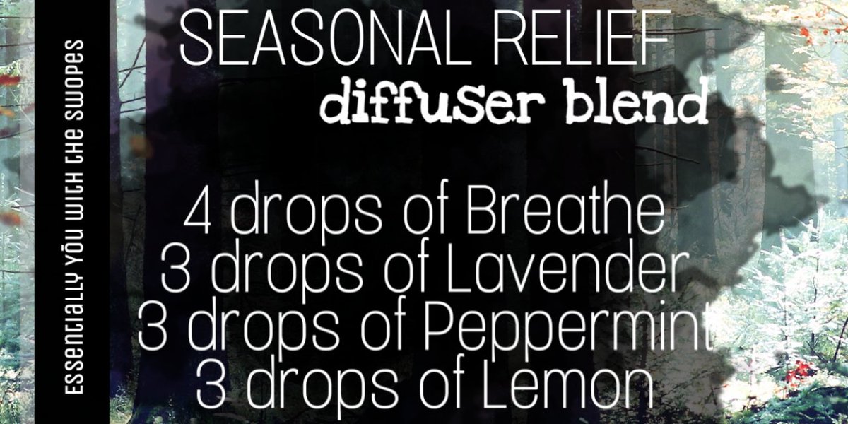 essentialswopes's tweet photo. Last night on our Facebook page we discussed Seasonal Threat relief with Essential Oils!
Want to learn more? Visit our Facebook page!
This Diffuser Blend is in our diffusers right now! #breathe
#diffuserrecipes #dōTERRA #essentiallyyouwiththeswopes #seasonalthreatsbuster https://t.co/evmcNFWIKh