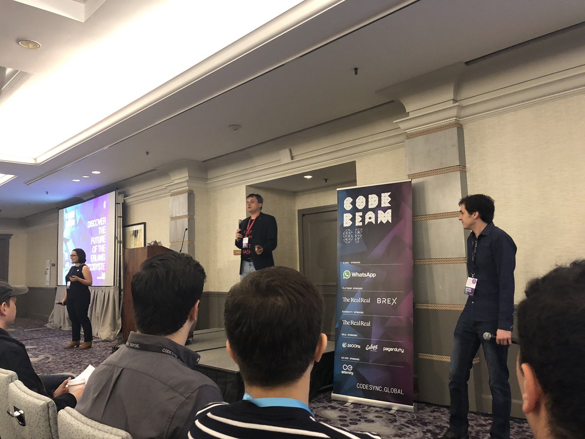 colrack's tweet image. #CodeBEAMSF just started!