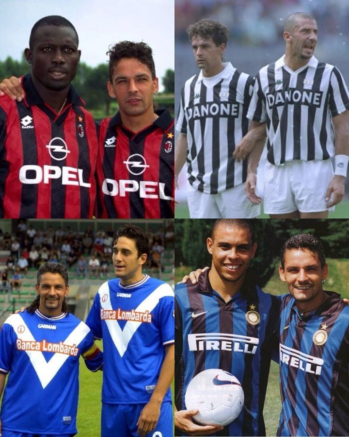 LanguageGoa1s's tweet photo. Roberto Baggio has played with some pretty impressive strike partners https://t.co/nHB7lCeHuK