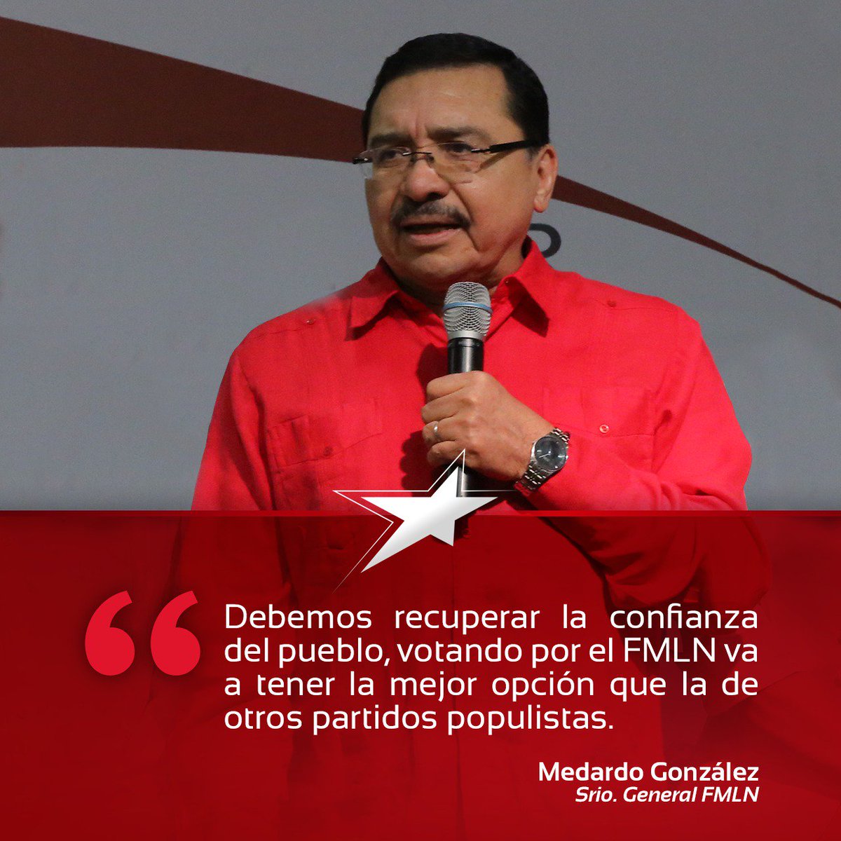 FMLNoficial's tweet photo. Vamos a trabajar arduamente como nos hemos caracterizado para recuperar la confianza del pueblo. 
#LaLuchaContinúa #OrgullosamenteFMLN https://t.co/T4oPmZ4Ysv