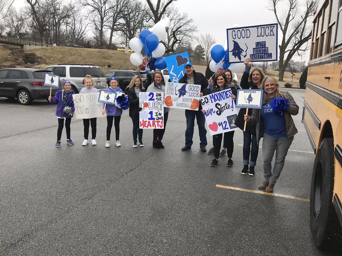 Post pre game meal surprise from our fan club! Thanks for showing these girls the support they deserve. Go Mounties!
