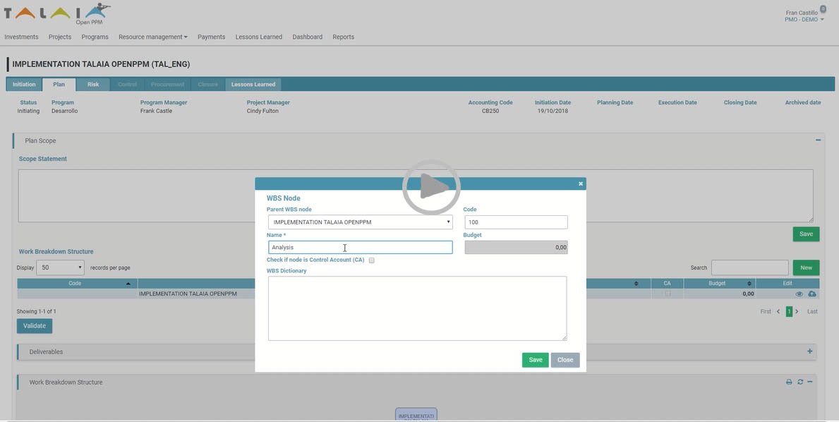 TALAIAOpen_ENG's tweet photo. Learn how to create a Project Plan by TALAIA!!  

This video tutorial shows us the step by step to plan the actions that’s realize inside a project. All of this allowing us to measure the scope and chronology of the projects.  
https://t.co/FXCGS7LfAi https://t.co/UC9P0FDiQd