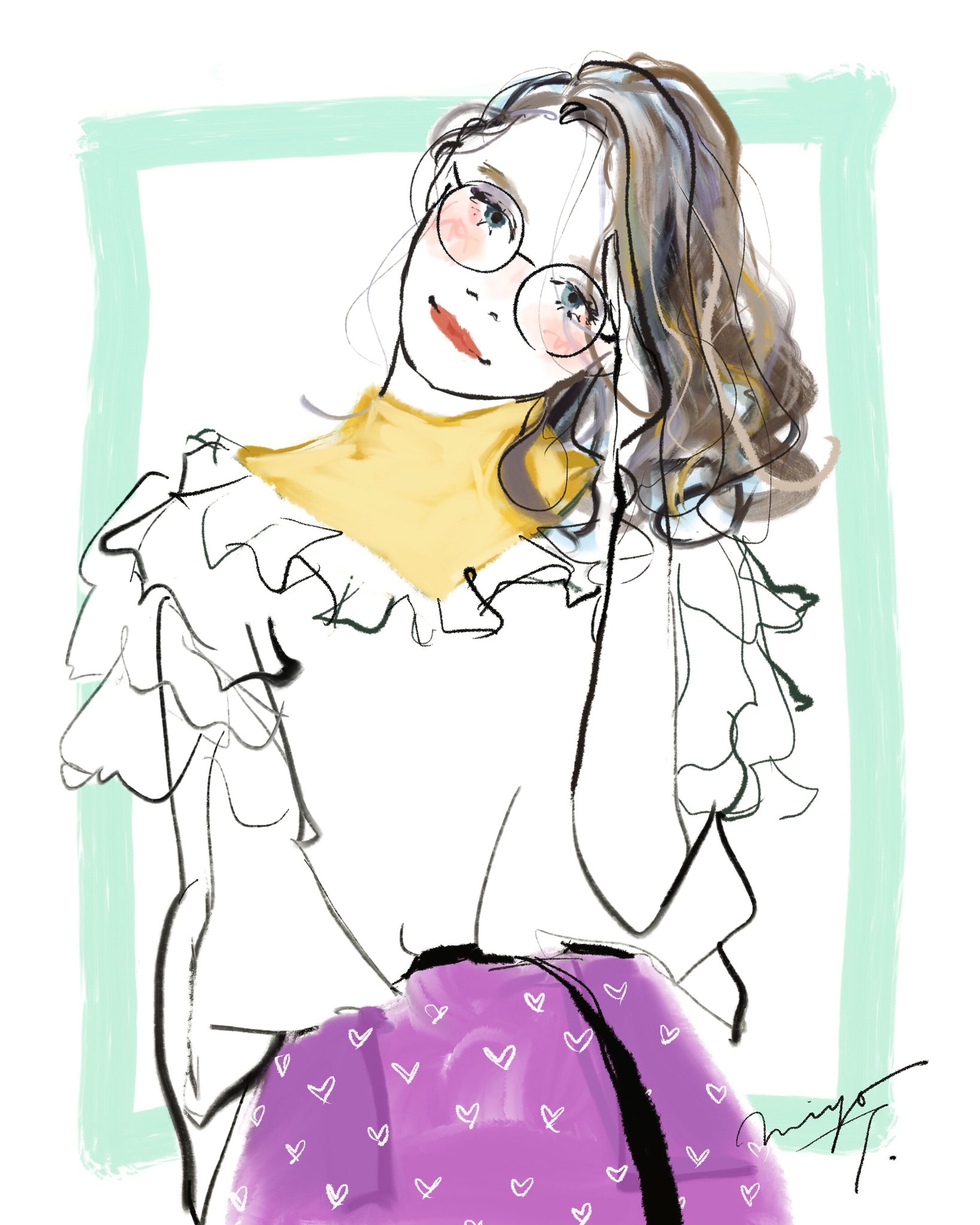 土屋みよ 【原画】キャンバスアート