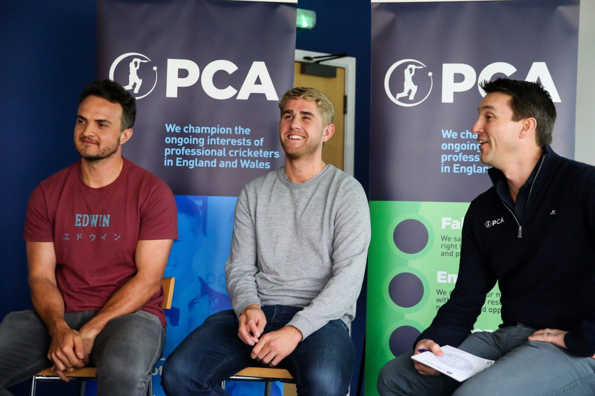 PCA's tweet photo. 👏 Another excellent PCA Rookie Camp has come to a close after 37 cricket professionals spent the day at Edgbaston.

Thanks to all our guests and @TomMaynardTrust for being a special part of the day. https://t.co/MFyhZl2jui