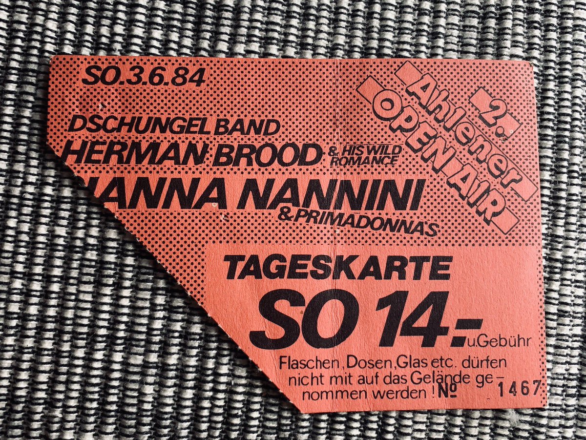 ruhrtrip's tweet image. Open Air 1984 #tbb #classof84