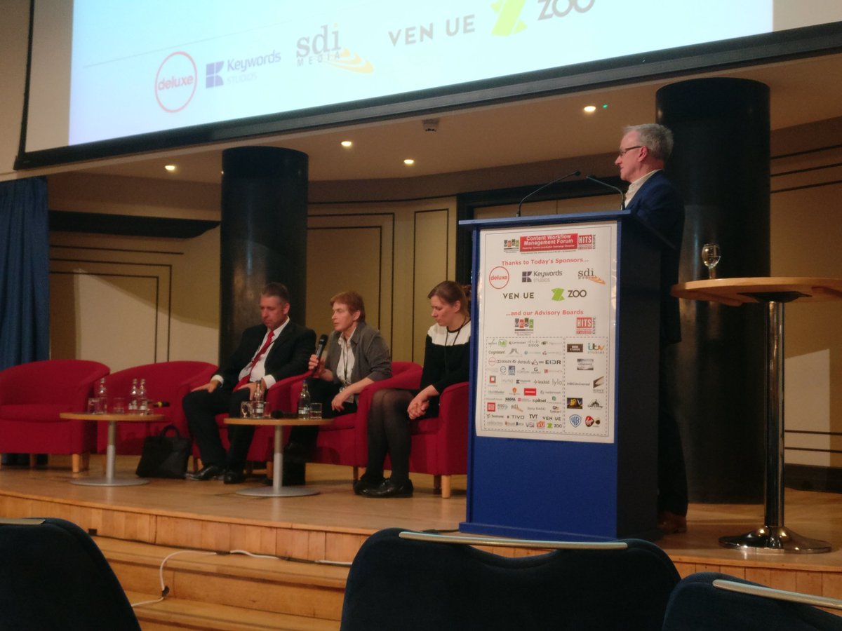 SummaEu's tweet photo. Judy King from @BBCMonitoring and @peggyvdkreeft from @DeutscheWelle  in a panel discussion on their collaboration on language technologies for public broadcasters at the @MESAlliance meeting on #localisation for #Media and #entertainment in London. https://t.co/0yAvXzM5vN
