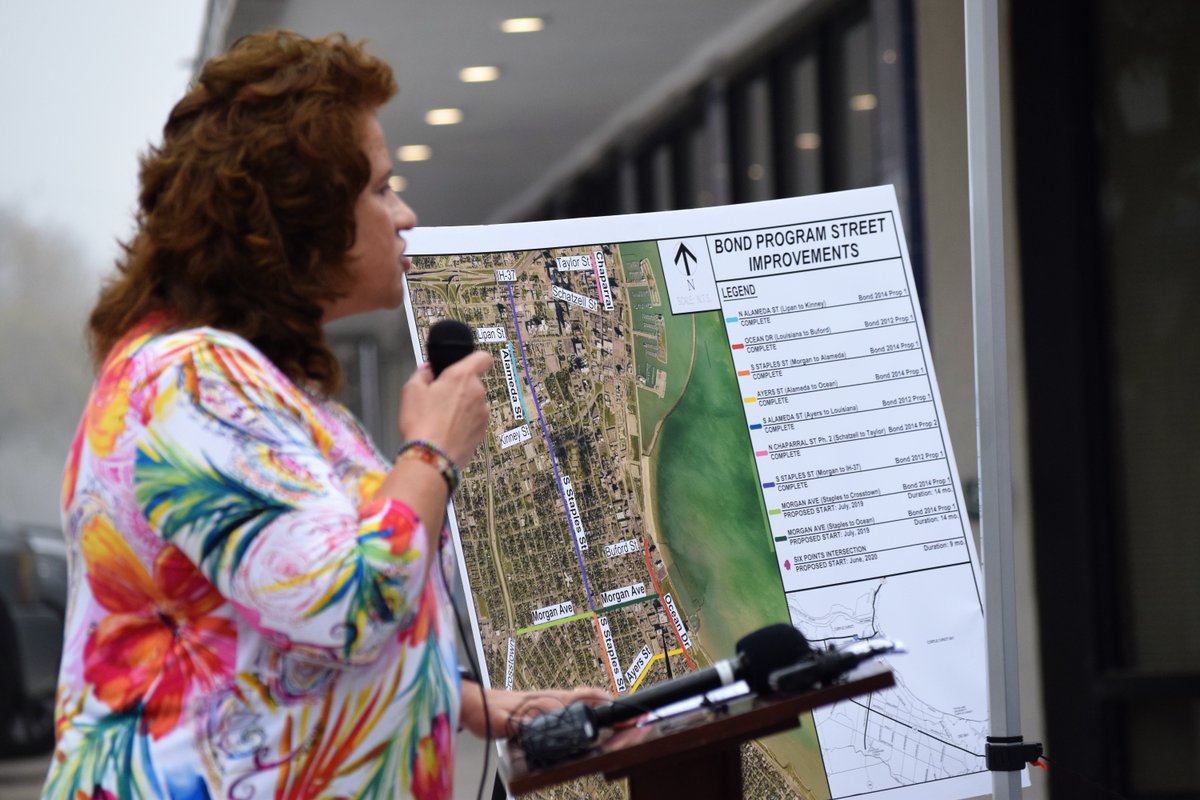 cityofcc's tweet photo. Alameda Street was the spotlight of an official grand opening today. It is one of many projects nearing completion across the City. Remember you can always find street project updates from around town on our website here: https://t.co/gnoC0do0dw https://t.co/X2UQQiTo9c